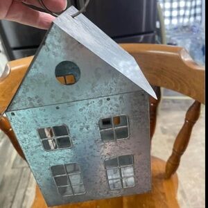 Rustic Metal House Lantern